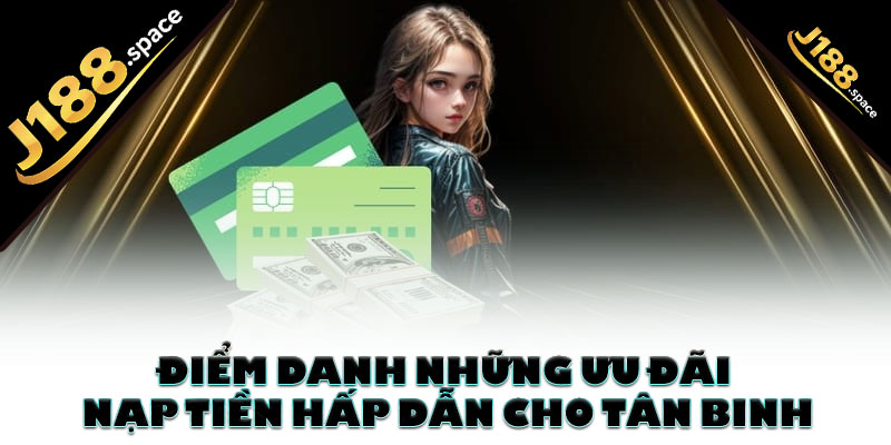Điểm danh những ưu đãi nạp tiền hấp dẫn cho tân binh tại J188